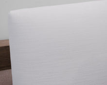 Restoration Hardware White Upholstered Queen Bed Frame