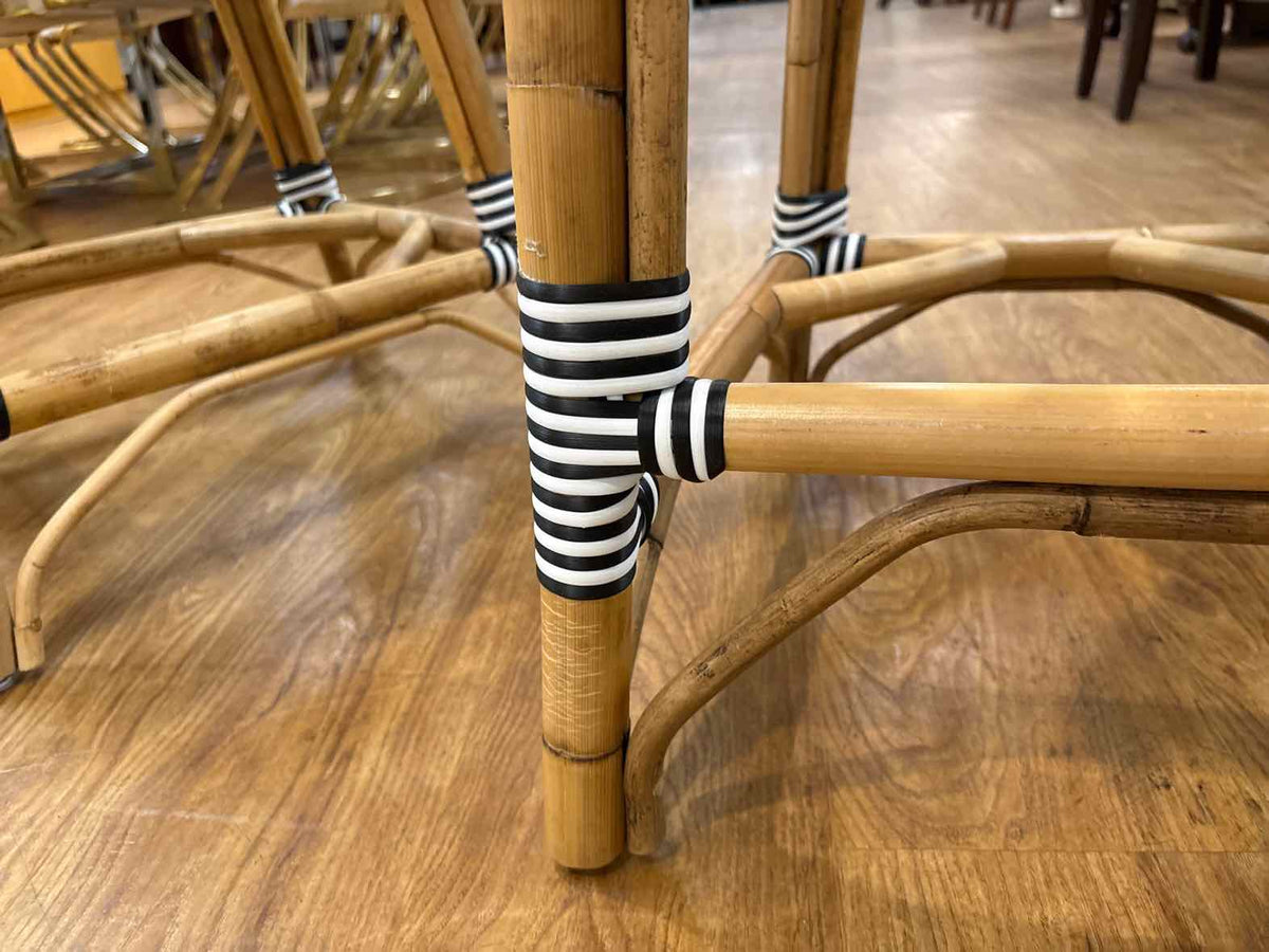 Pair of Serena & Lily 'Riviera' Highback Counter Stools