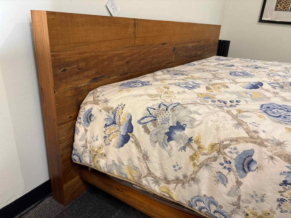 Crate & Barrel 'Atwood' Rustic King Platform Bed