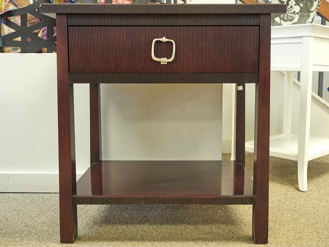 Pair of Thomas Obrien for Hickory Chair Mahogany Nightstands