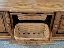 Oak Two Door Media Furniture