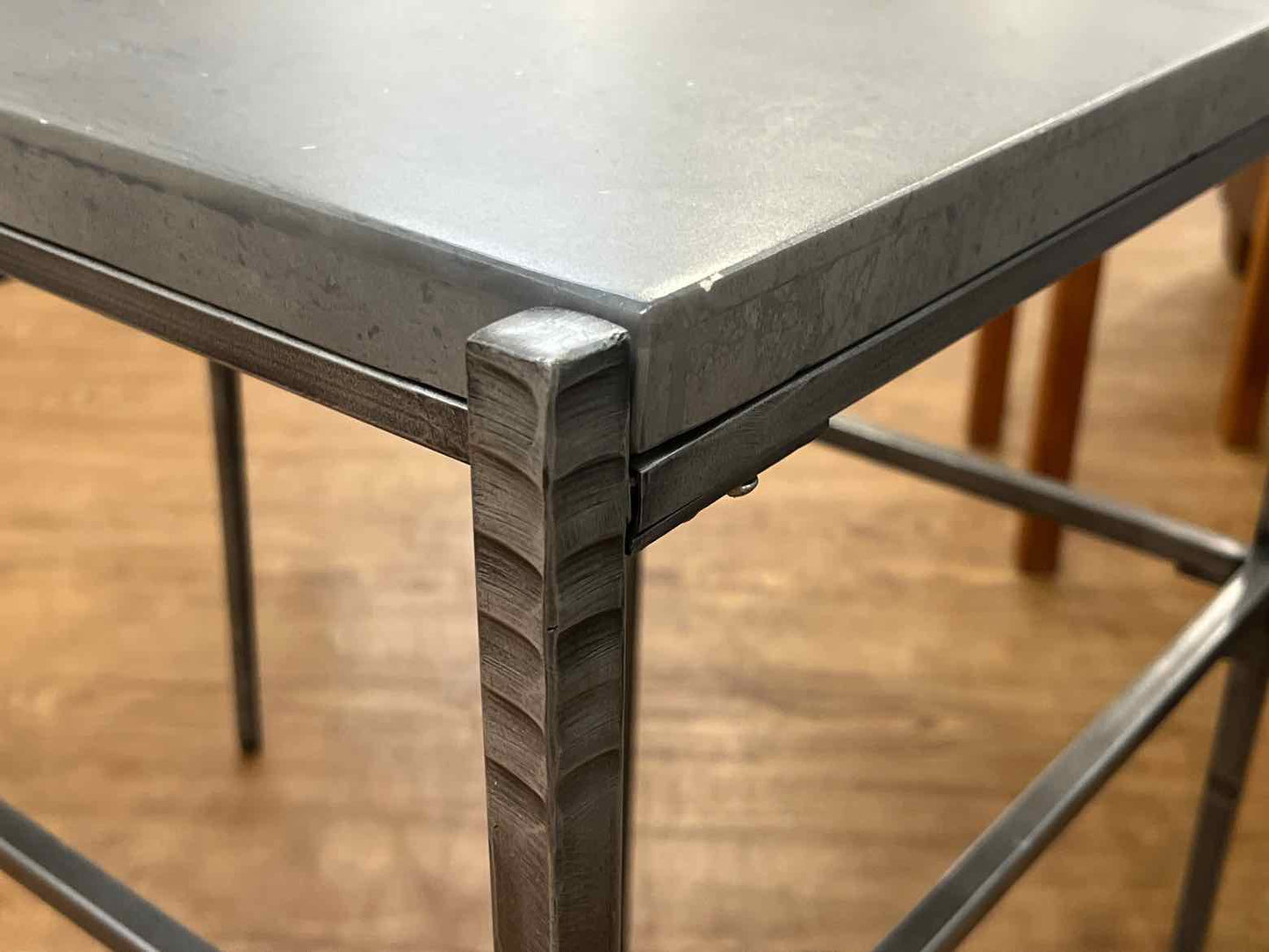Faux Concrete Side Table