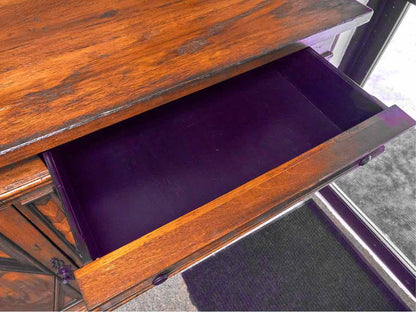 French Provincial Style Wood Credenza