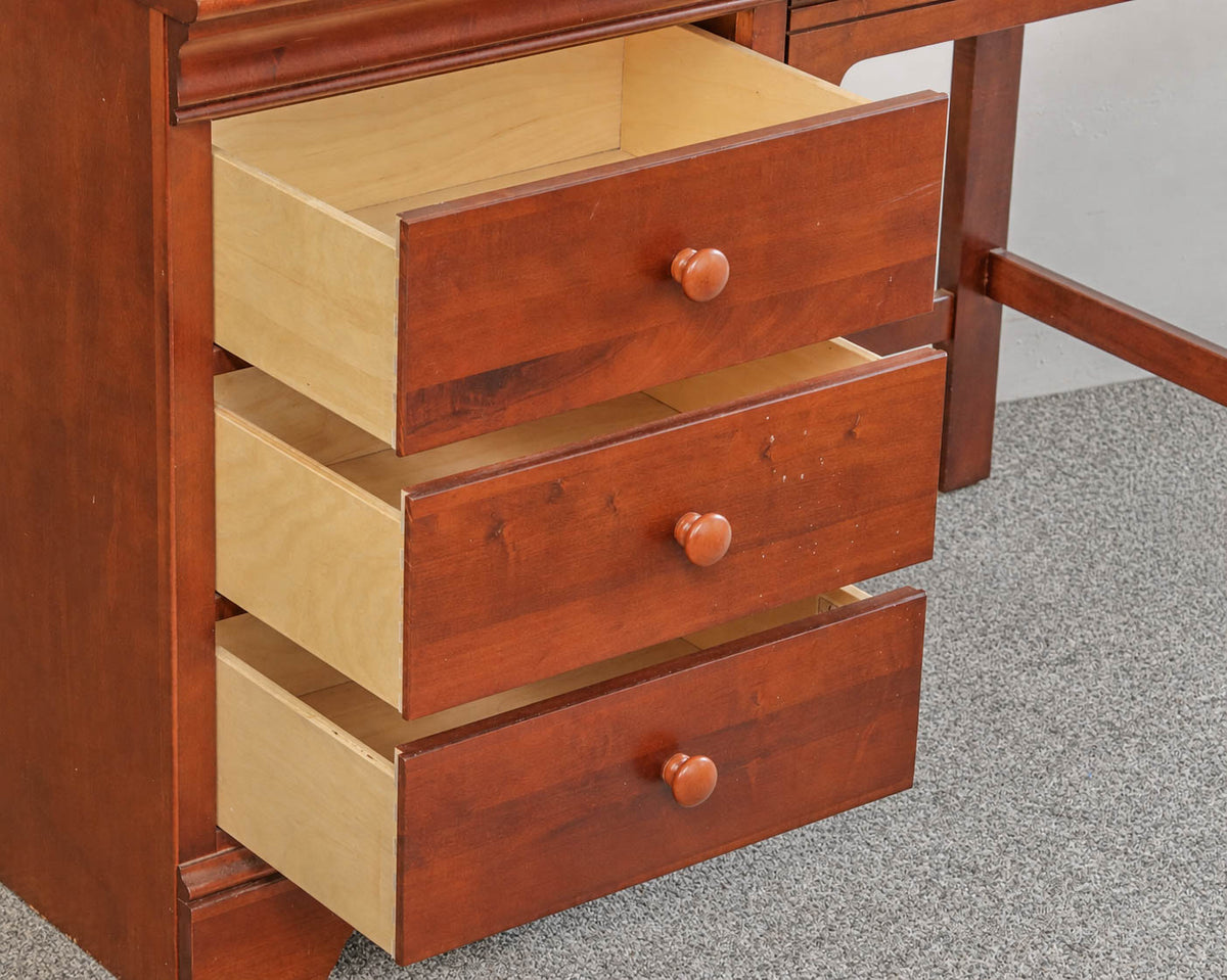 Stanley Young America Cherry Finish 3 Drawer Desk