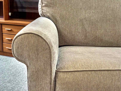 Rowe Chair& Half in Sand Lilah Performance Upholstery