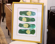 "Living Spectrum IV" Matted Print in Antique Gold Frame