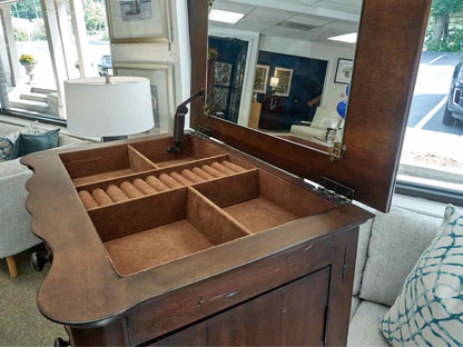 Hooker Furniture Jewelry Chest in Dark Cherry Finish