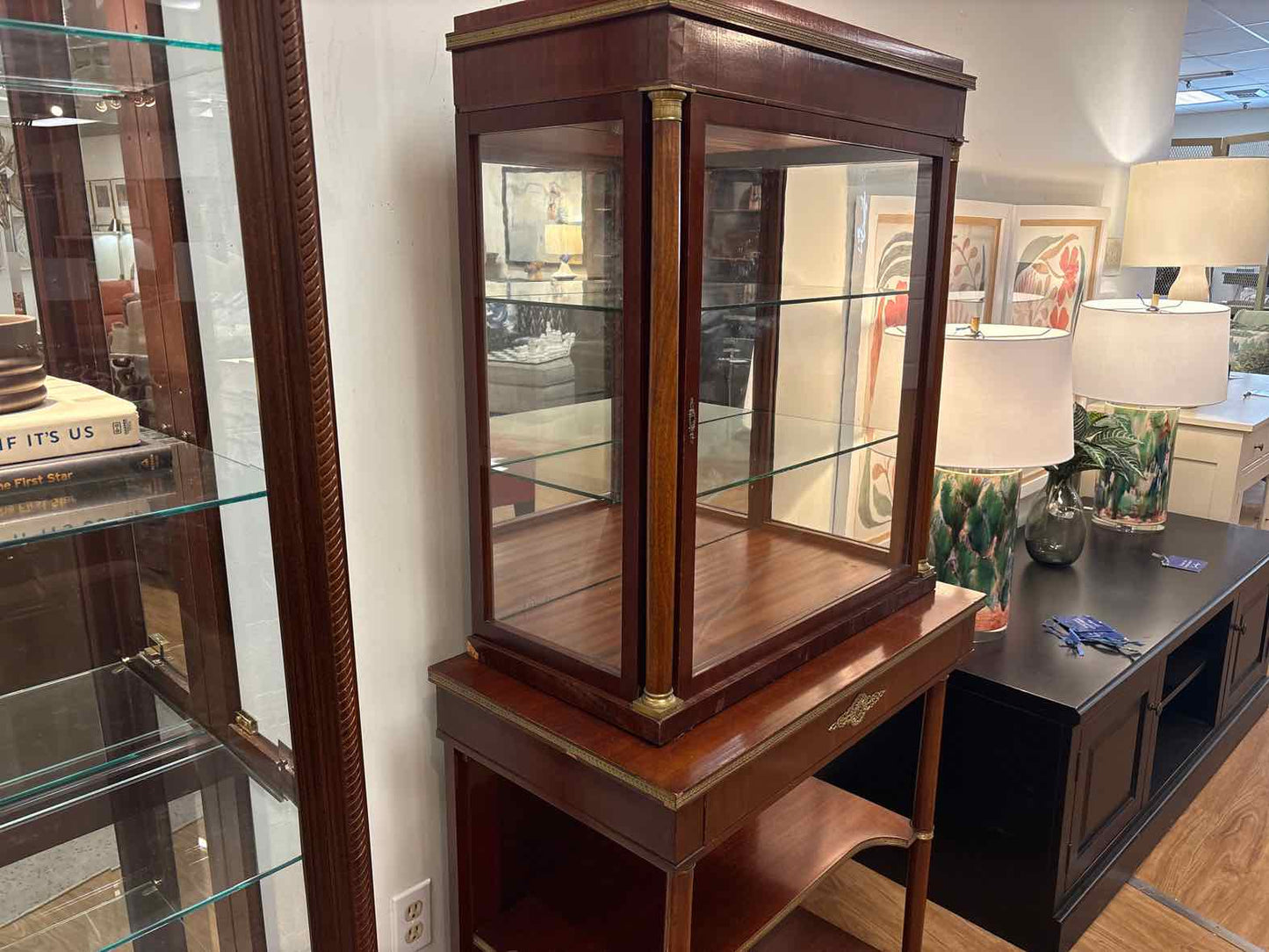 Viennese Mahogany Vitrine