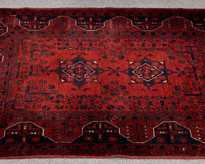 Deep Red Area Rug