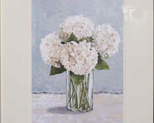 Framed Print: "Hydrangeas in Vase I"