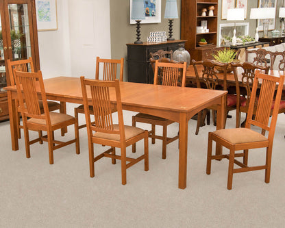 Stickley 'Harvey Ellis 'Cherry  Table & (6) Side Chair Set