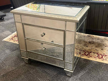 Mirrored 2 Drawer Chest