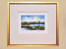 "Low Country II" Signed Numbered Double Matted Print in Gold Frame