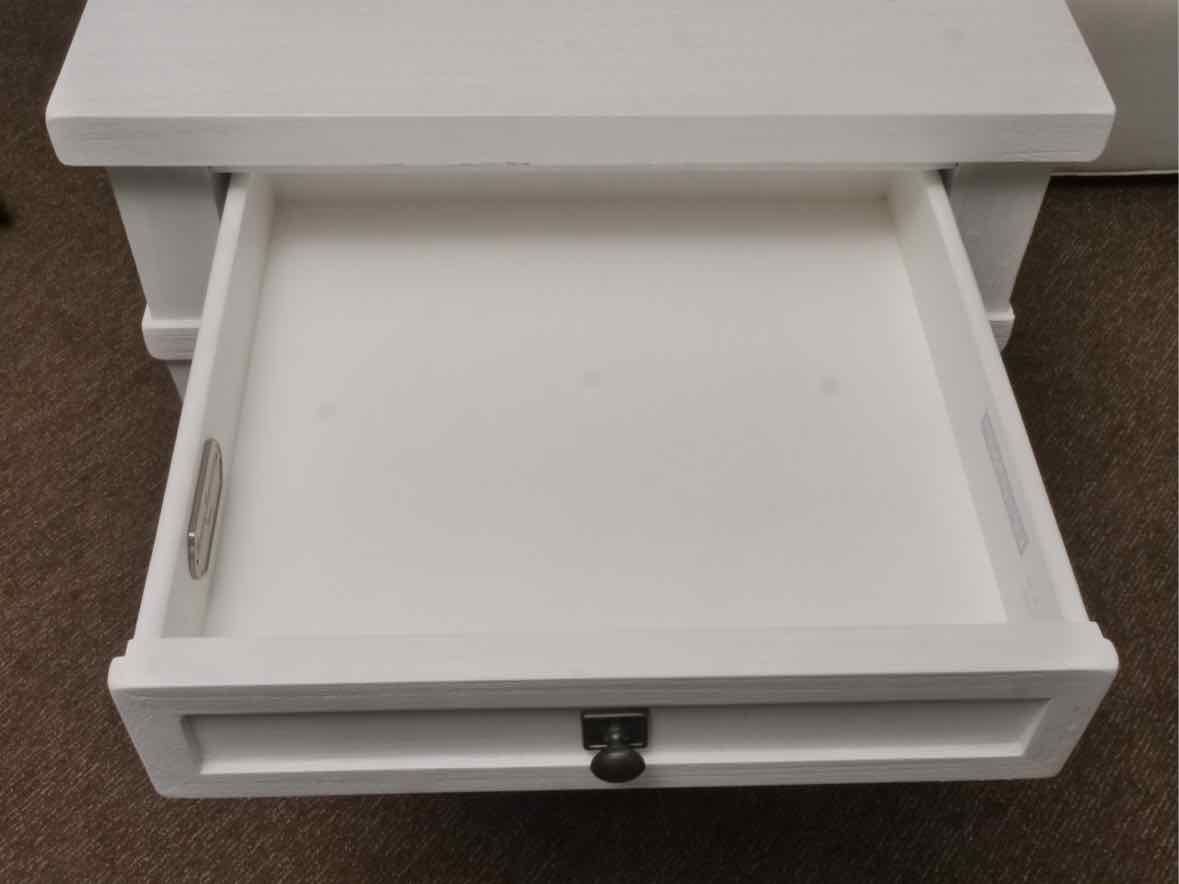 Pair of Tommy Bahama by Lexington Coastal White Finish Side Tables