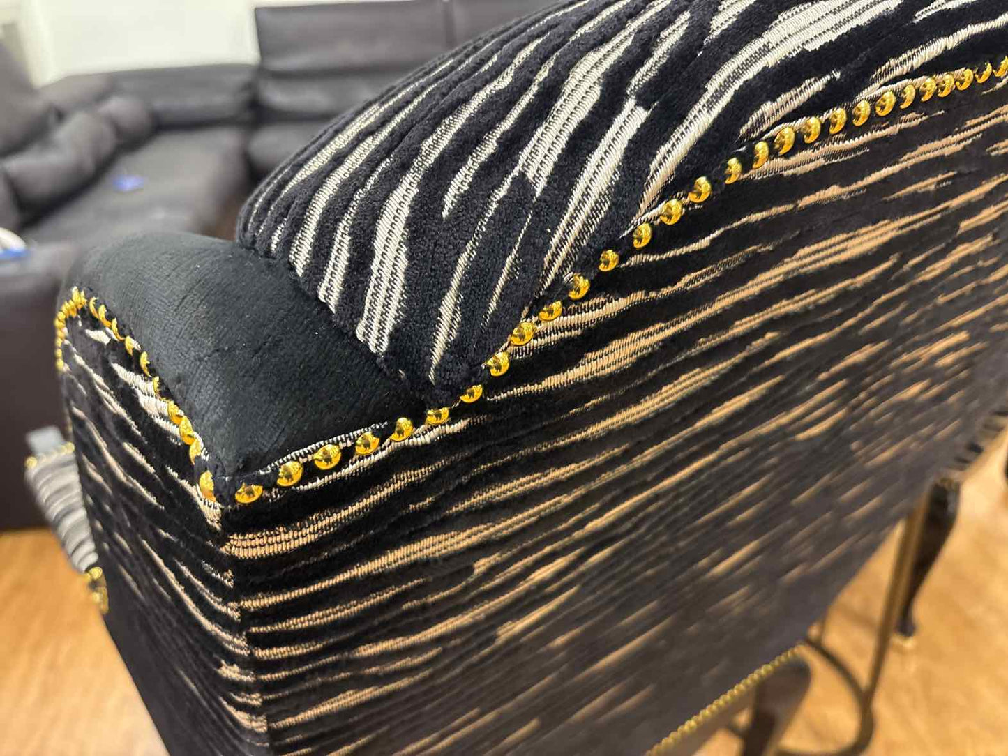 Caracole Pair of Zebra Wing Chairs