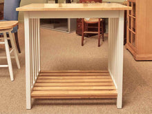Ash Top White Finish Hightop Table & 2 Swivel Chairs