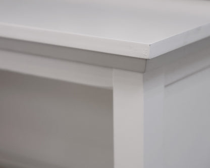 White 4 Shelf Bookcase