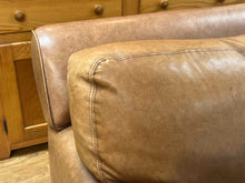Hancock and Moore Medium Brown Leather Loveseat