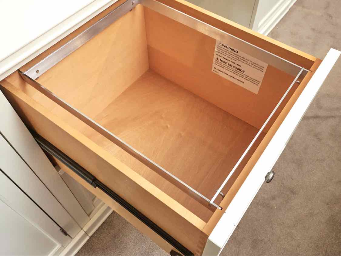 Pottery Barn Ivory Desk with 2 Glass Pane Door Tower Office Storage