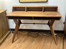 MCM-Style Desk with Cubbies