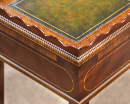 Maitland Smith Mahogany Gallery Top Side Table