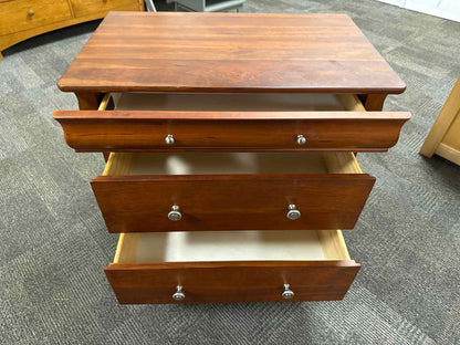 Mastercraft Cherry 3-Drawer Nightstand