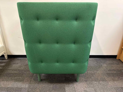 Poppin 'QT' Privacy Lounge Chair With Ottoman