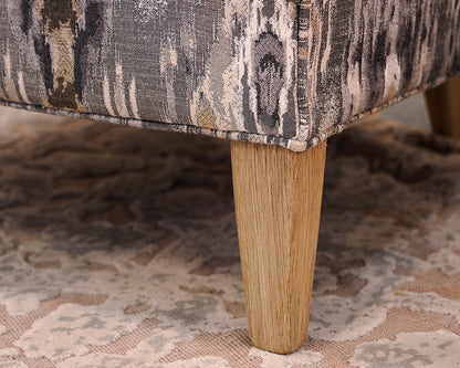 Arhaus Upholstered Chair and Ottoman