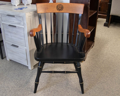 Maple & Black Arm College Office Chair