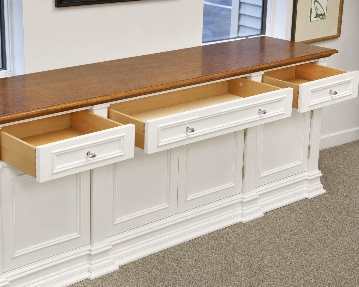 Solid Wood Two Tone Sideboard