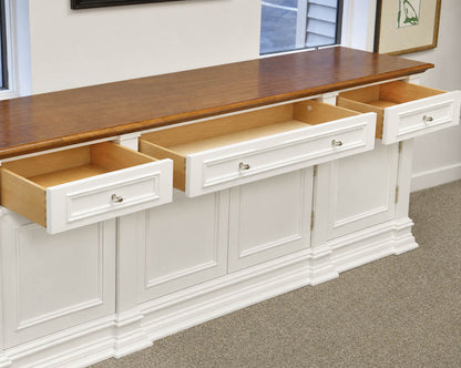 Solid Wood Two Tone Sideboard