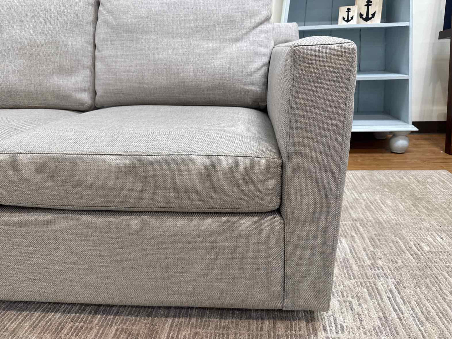 Crate & Barrel 'Barrett II' Sofa w/ Reversible Chaise