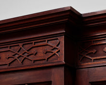 Henkel Harris Two Piece Cherry China Cabinet