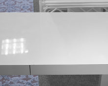 West Elm White Lacquer Writing Desk