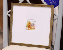 "Petite Sunrise IV" Matted Print in Distressed Antique Gold Frame