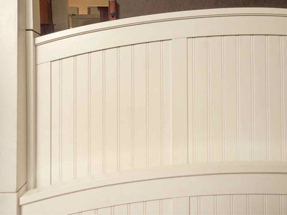 Vermont Tubbs White 4 Post Queen Bed Beadboard Accents