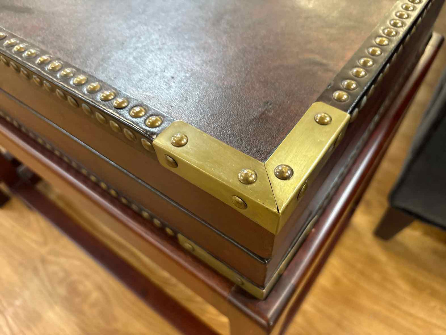 Sarreid Ltd Pair of 'Winchester' End Tables