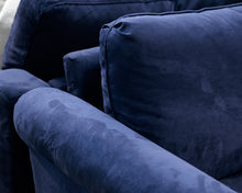 Simplicity Sofa Two-Cushion Blur Microsuede Sofa