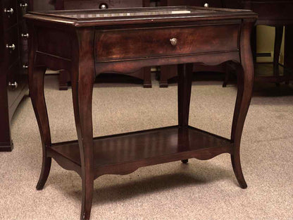 Pair Of Bernhardt 1 Drawer & Lower Shelf Side Table/  Nightstands