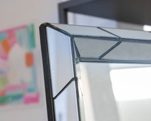 Floor Mirror W/ Mirrored Framing