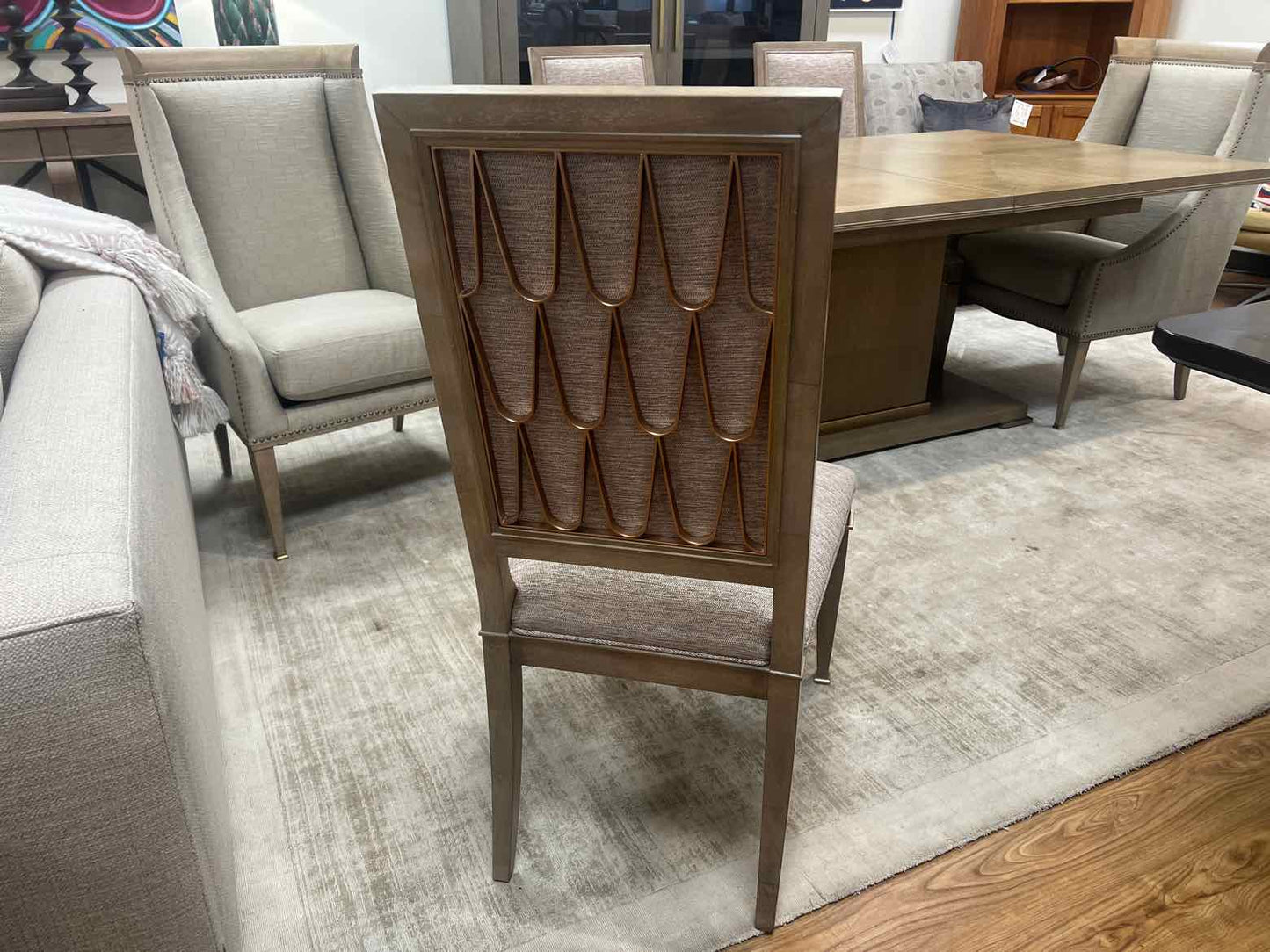 A.R.T. Furniture 'Bedford' Cerused Oak Dining Set w/ 6 Chairs