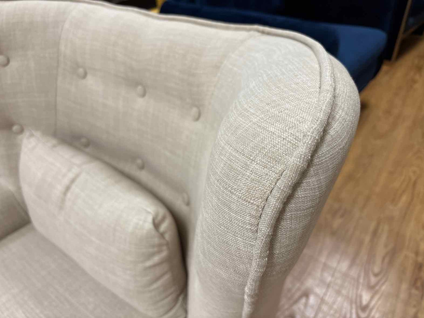 Pair of Tufted Wingback Chairs