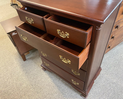 Solid Mahogany 6 Drawer Chest
