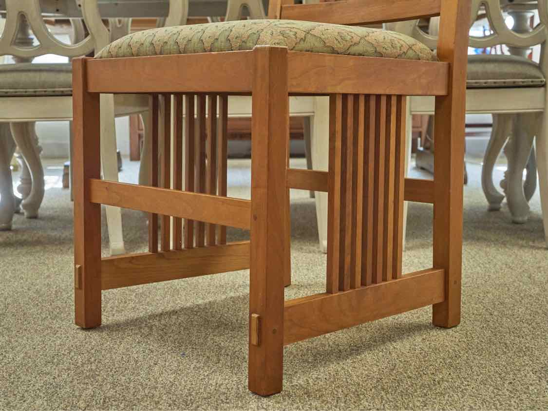 Set of Six Stickley Mission Spindle Dining Chairs