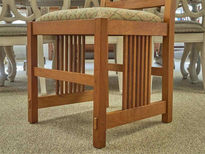 Set of Six Stickley Mission Spindle Dining Chairs