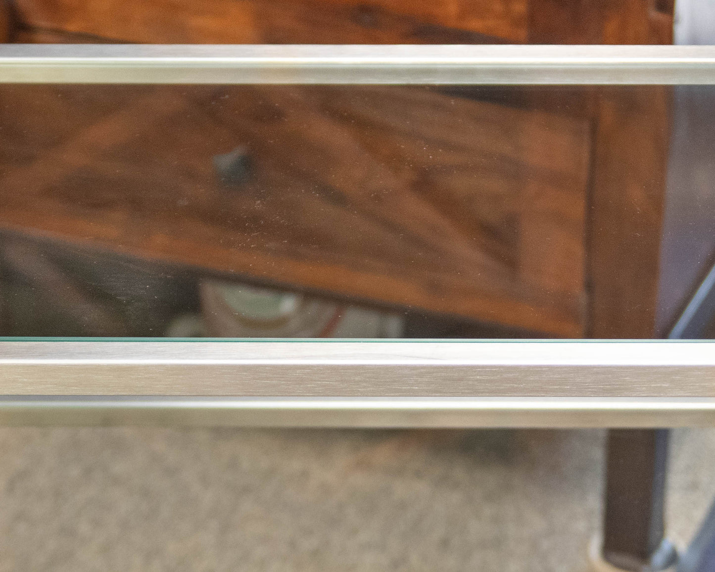 Room & Board 'Brixton' Stainless Steele Console