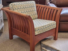Cherry Shaker Style Slat Sided Arm Chair