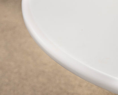 Gat Creek Camilla 42" Round Dining Table in True White Classic Paint Finish