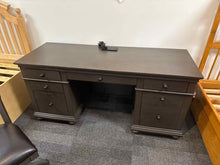 Dark Grey Desk w/ Chair on Casters