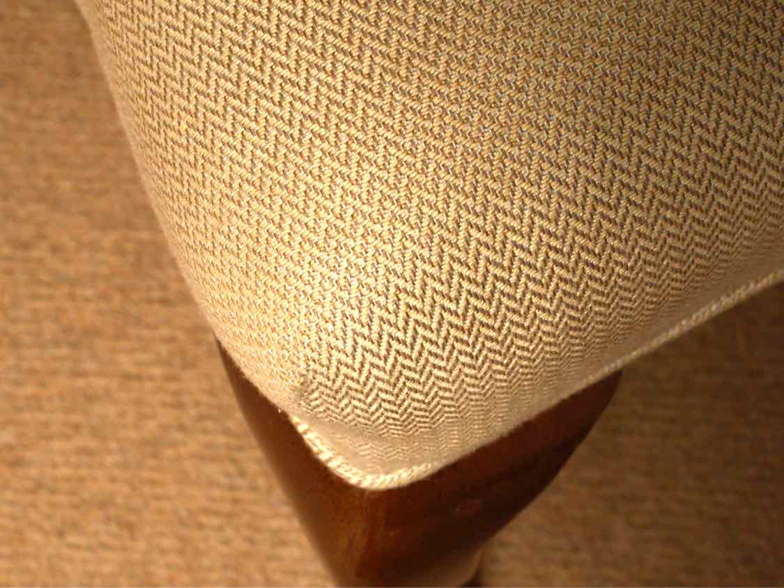 Pair Of Host & Hostess 'Oatmeal' Upholstered Dining Chairs